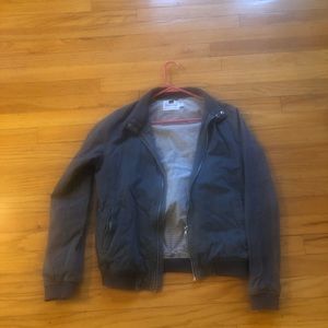 Topman light gray bomber small